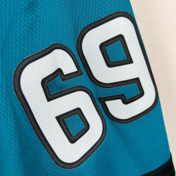 San Jose Sharks Weatherboy #69 Fanatics Breakaway Home Jersey Men’s Size 2XL NHL - Picture 7 of 10